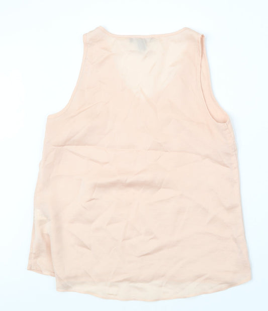 Womens UK Size 10 Atmosphere Pink Basic Button-Up