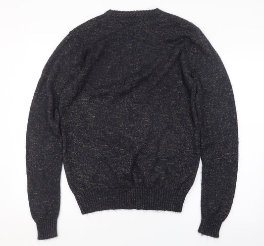 Cedar Wood State Mens Blue Knit Pullover Jumper Size M