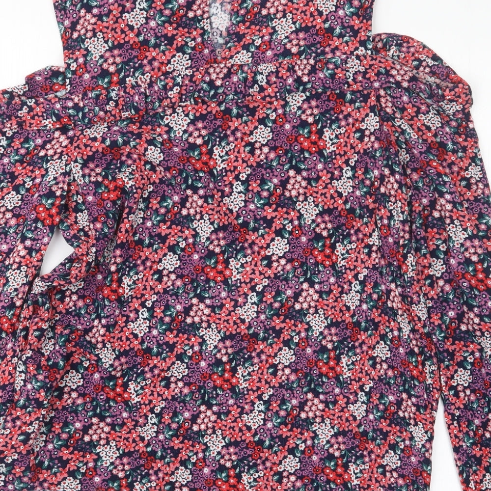 Womens UK Size 8 Dorothy Perkins Purple Basic Blouse