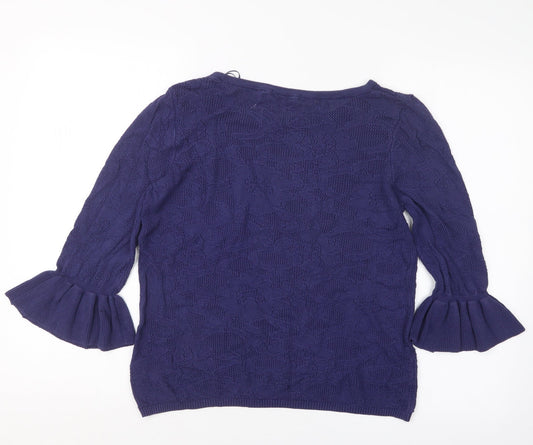 TU Womens Blue Pullover Jumper Size 16