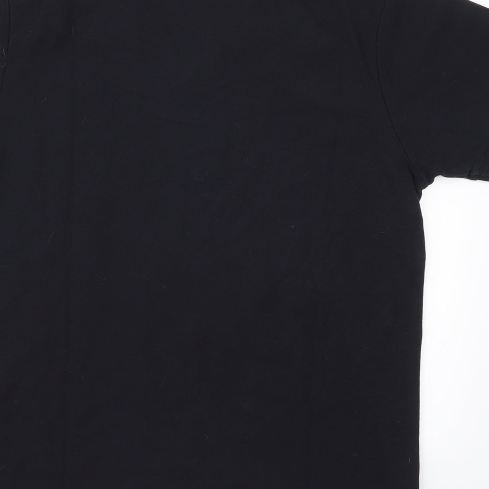 Jeff & Co Mens Black Polo Size M