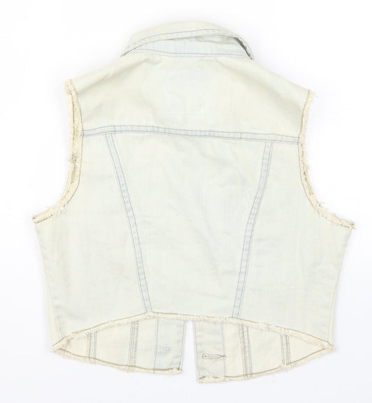 Denim Co Womens Blue Denim Jacket Size 10