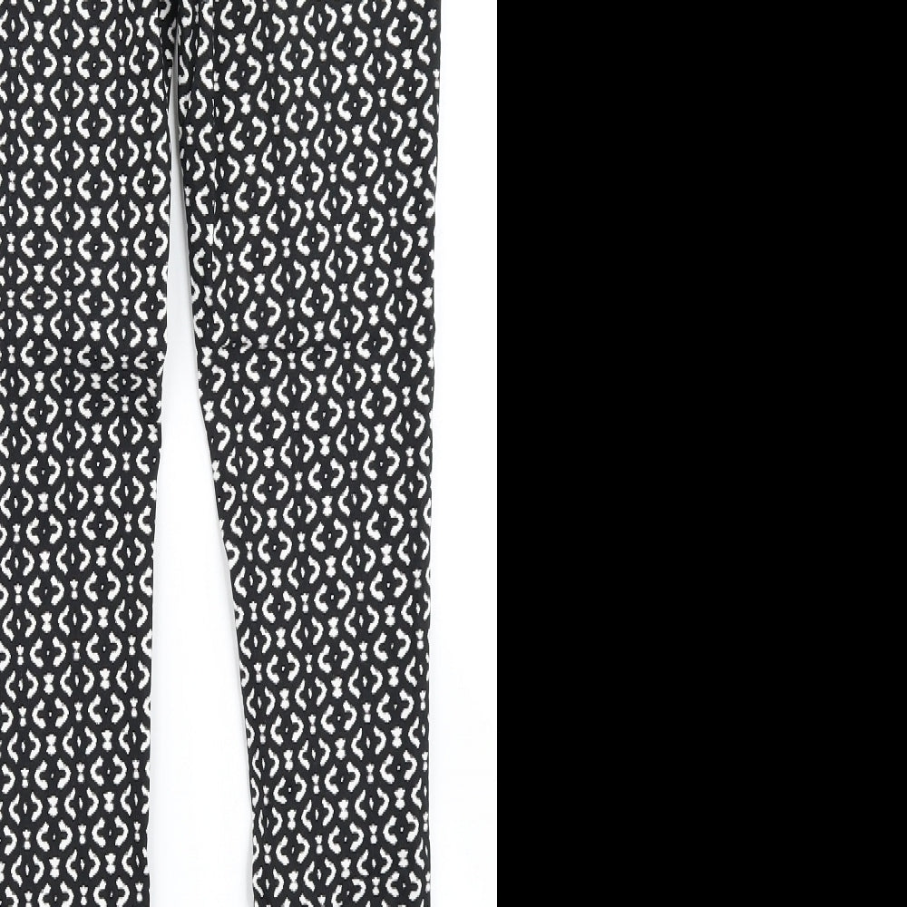 Womens UK Size 10 Atmosphere Regular Fit Dress Pants Black Trousers