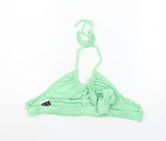 Womens UK Size XS SheIn Green Basic Tank