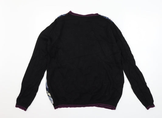 Womens UK Size 18 Warehouse Black Pullover Jumper