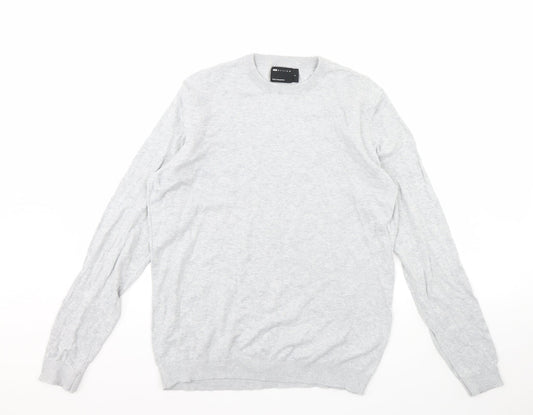 Mens UK Size S ASOS Grey Pullover Jumper