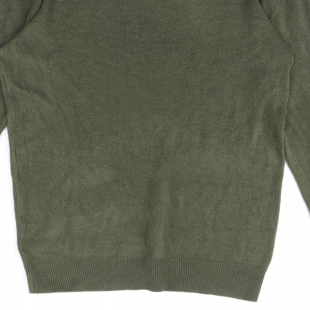 Primark Mens Green Pullover Jumper Size S