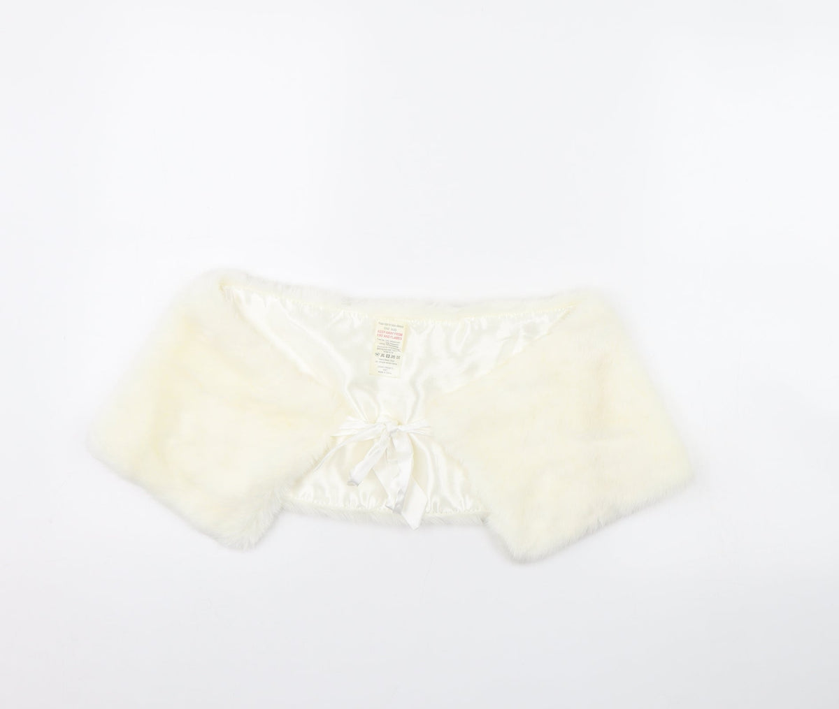 Front view of Preworn women’s ivory scarf