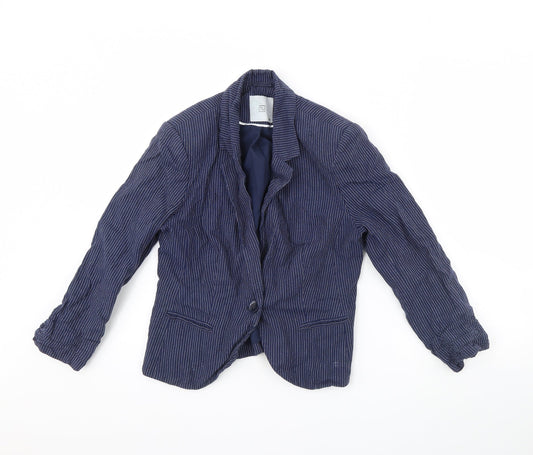 Womens UK Size 10 F&F Blue Jacket
