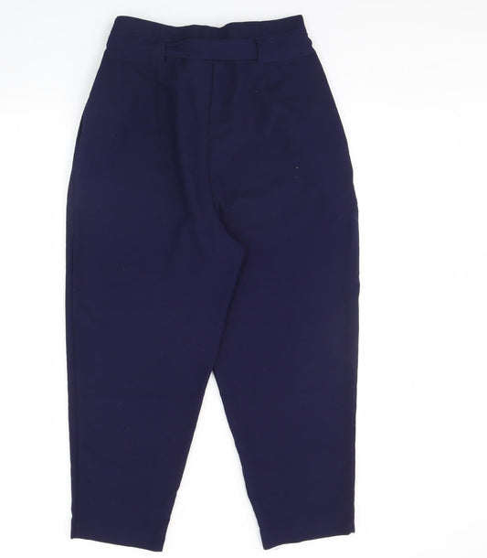Womens UK Size 12 ASOS Regular Fit Blue Trousers