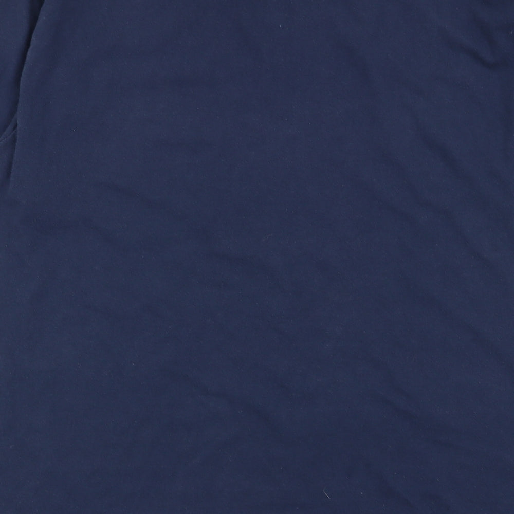 Mens UK Size L Gildan Blue T-Shirt