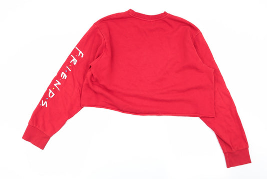 Primark Womens Red Pullover Jumper Size 10