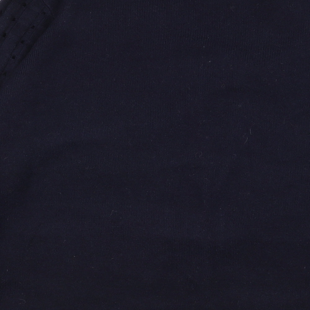 Womens UK Size 14 Papaya Blue Cardigan Jumper