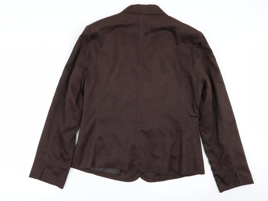 Womens UK Size 18 oscar b Regular Brown Blazer