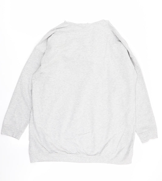 Avenue Womens Grey Pullover Jumper Size 16