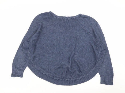 Womens UK Size 8 Miss Selfridge Blue Pullover Jumper