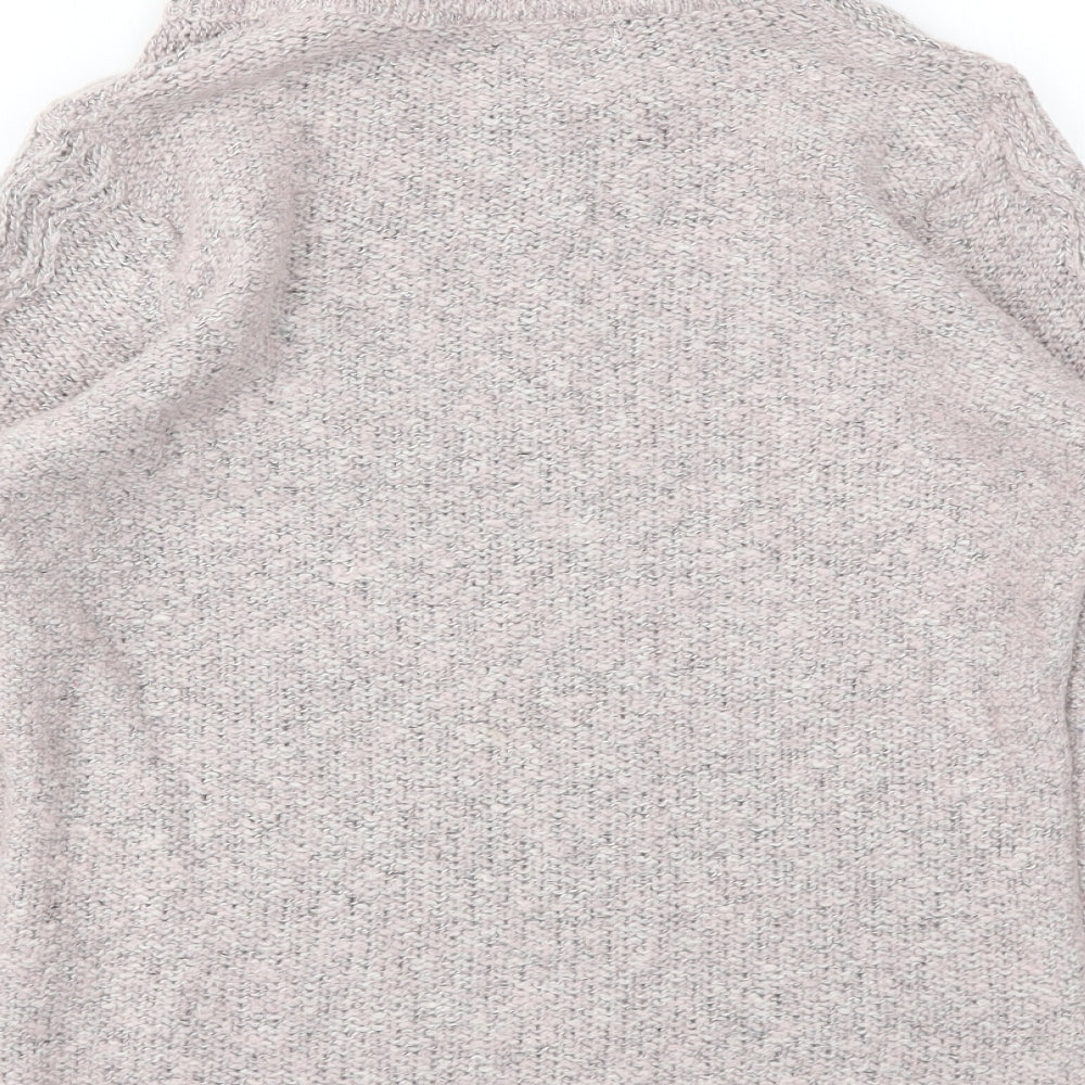 Womens UK Size S BM Pink Pullover Jumper