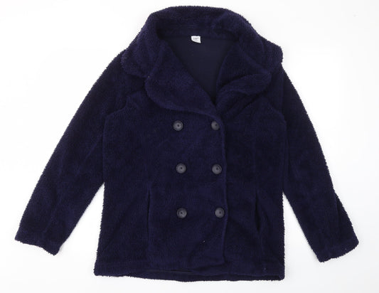 Womens UK Size 10 Cotton Traders Blue Jacket