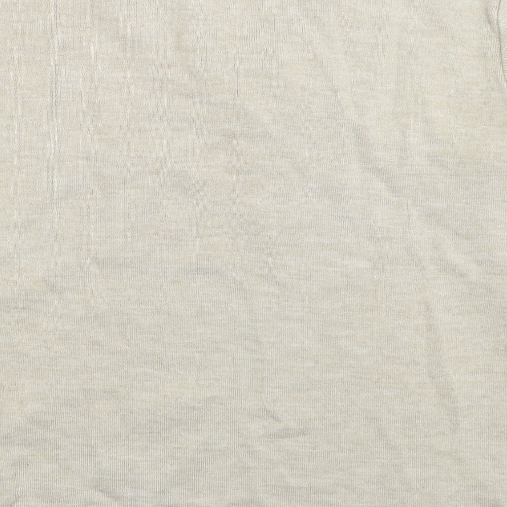 Balmoral Mens Beige Knit Pullover Jumper Size L