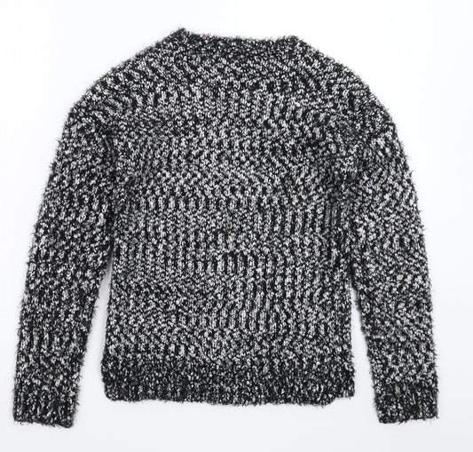 Womens UK Size S Peacocks Grey Pullover Jumper