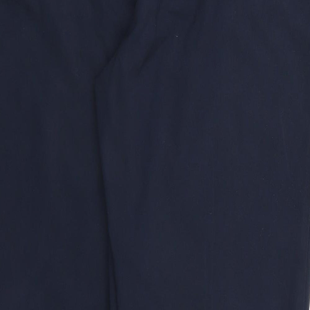 Womens UK Size 18 Boohoo Regular Fit Capri Blue Trousers