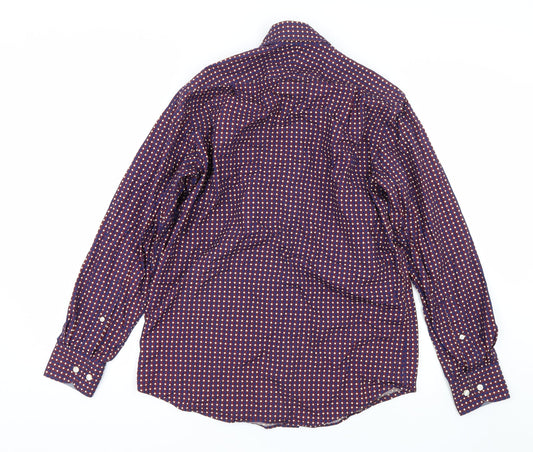 Mens UK Collar Size S Preworn Smart Blue Dress Shirt