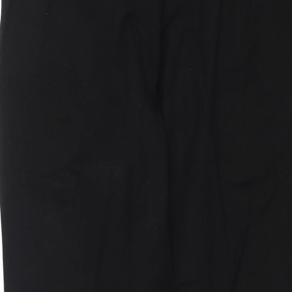 Womens UK Size 14 Marks and Spencer Regular Fit Black Trousers