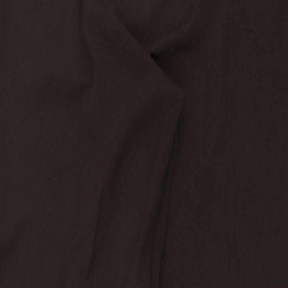 Womens UK Size 34 in Preworn Regular Fit Brown Trousers
