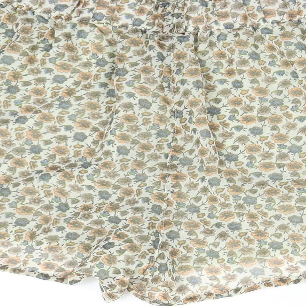 H&M Womens Multicoloured Floral Hot Pants Shorts Size 10