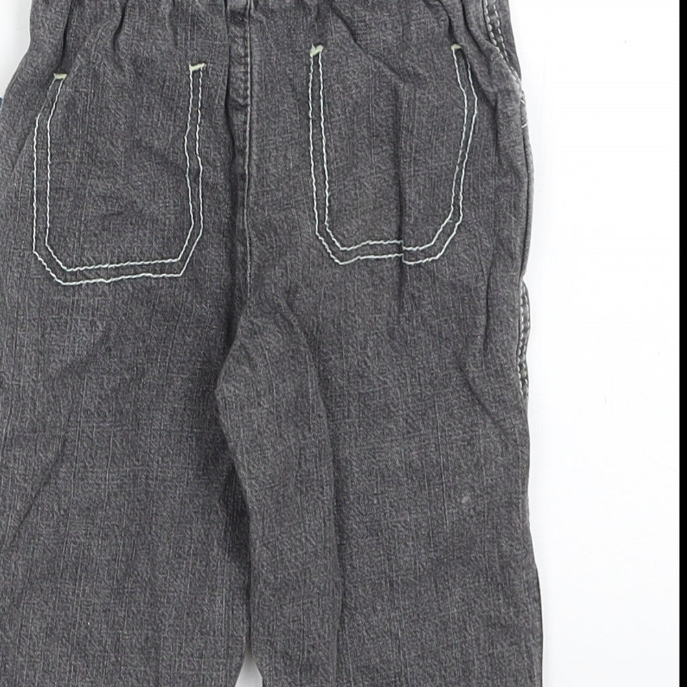 Disney Baby Grey Capri Jeans Size 6-9 Months - Tigger