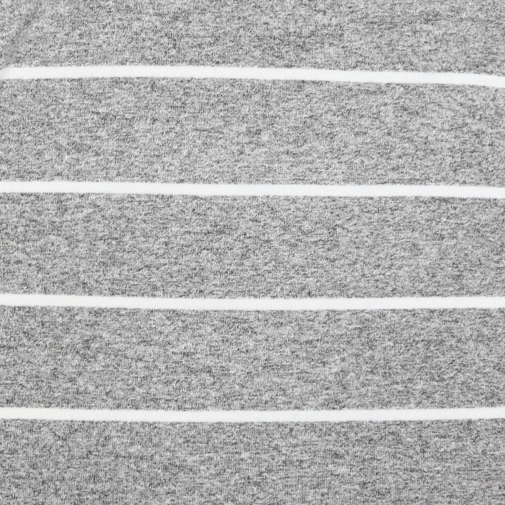 TU Womens Grey Striped Pullover Jumper Size 12