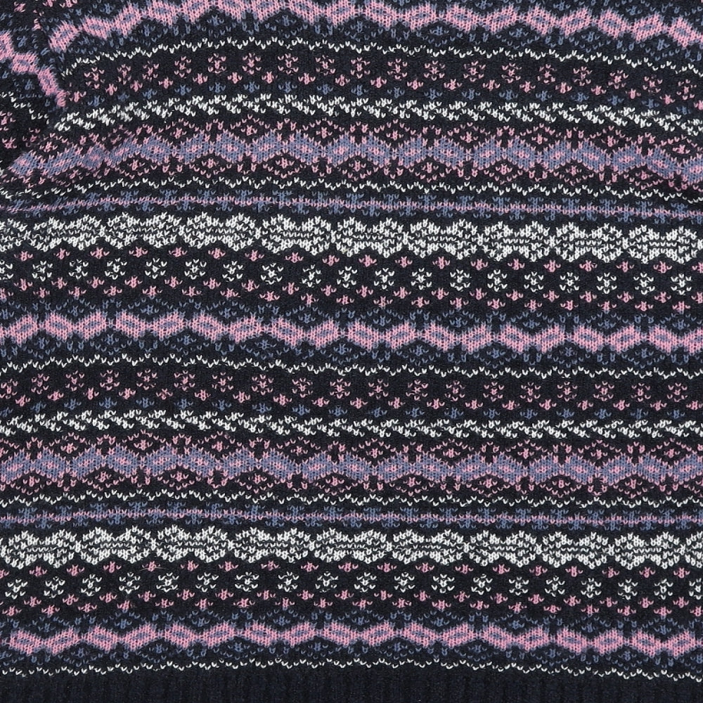 Womens UK Size L Pure & Natural Blue Pullover Jumper