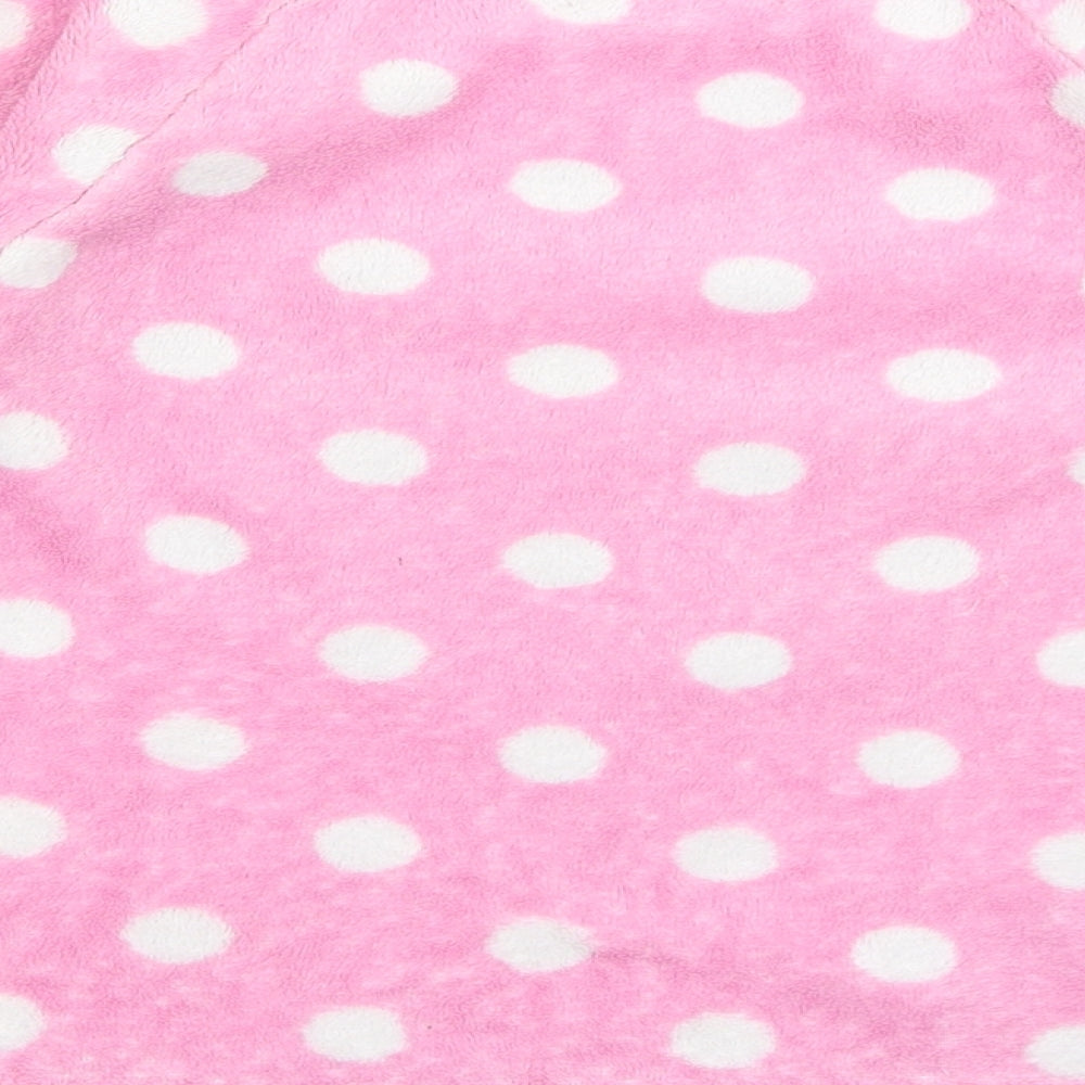 PJ Collection Girls Pink Polka Dot Top Pyjama Top Size 7-8 Years - Cat