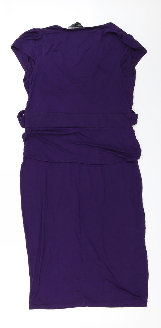 Dorothy Perkins Womens Purple Shift Size 12