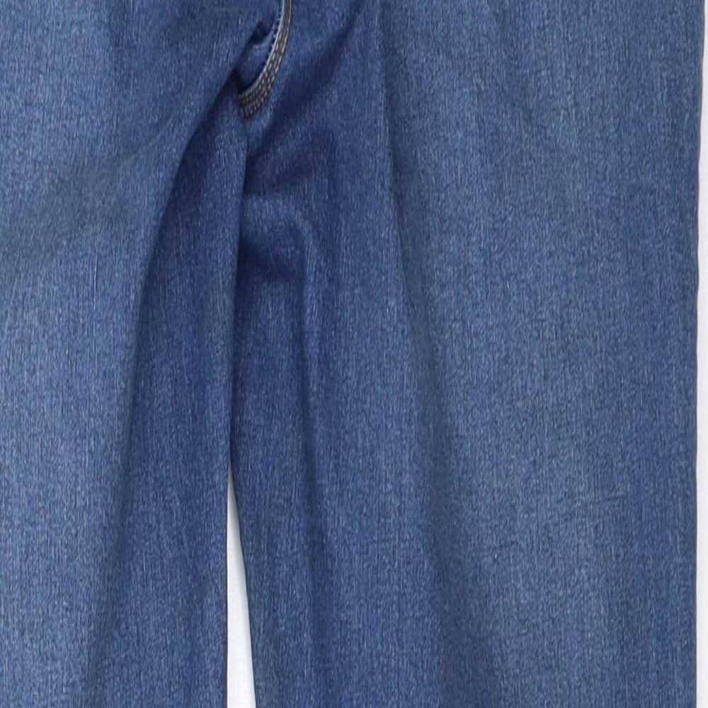 Brand and care label for Matalan women’s blue skinny jeans, size UK 14, 30.5-inch leg