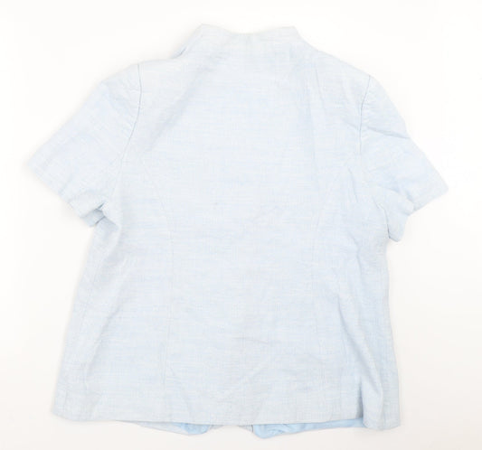 ELVI Womens Blue Jacket Size 20