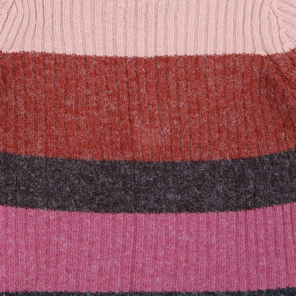 Womens UK Size XS Preworn Pink Pullover Jumper