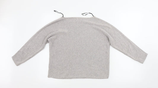 Womens UK Size XS H&M Beige Pullover Jumper