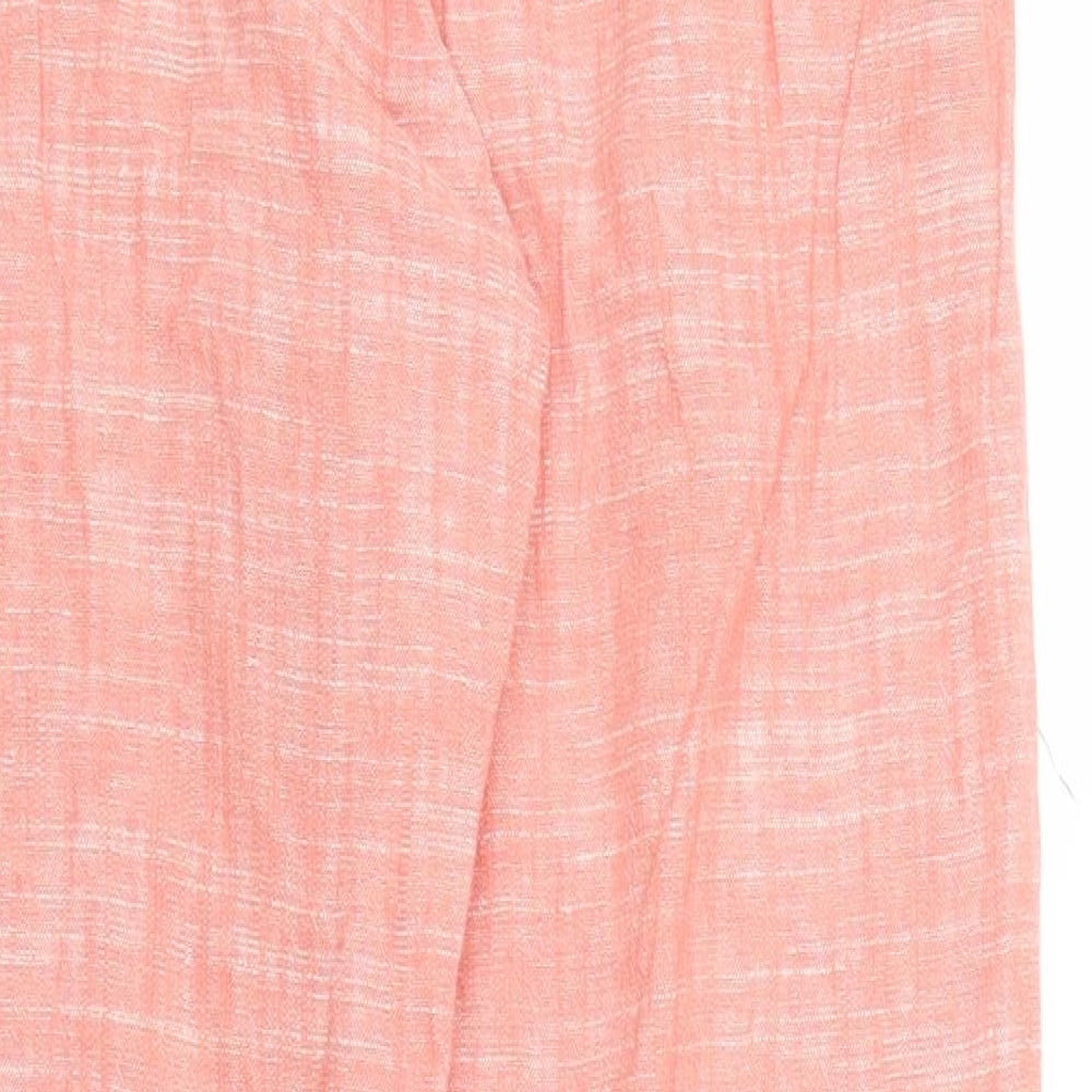 Womens UK Size 6 NEXT Regular Fit Pedal Pusher Pink Trousers