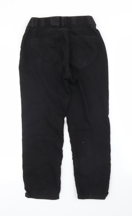 Womens UK Size 6 Dorothy Perkins Regular Fit Capri Black Trousers