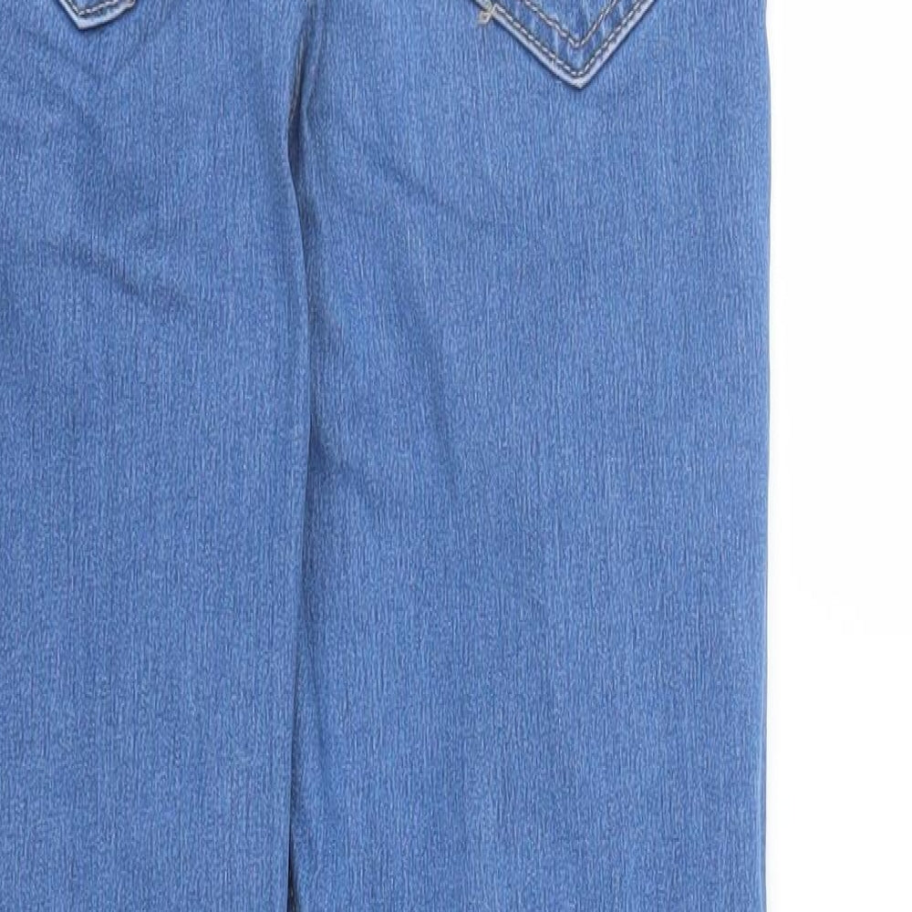 Topshop Womens Blue Denim Skinny Jeans Size S L26 in