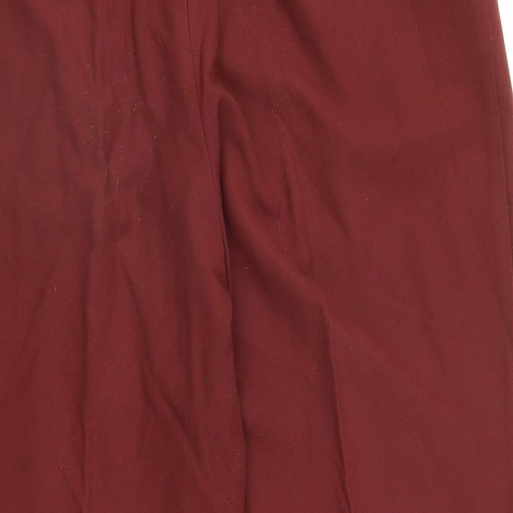 Womens UK Size 32 in M&S Regular Fit Pedal Pusher Purple Trousers