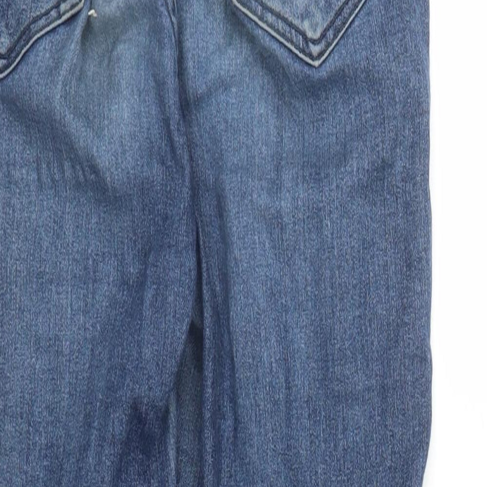 Womens UK Size 6 H&M Regular Fit Skinny Blue Jeans