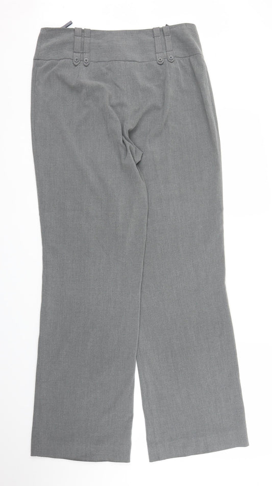 Womens UK Size 12 Epilogue Regular Fit Grey Trousers