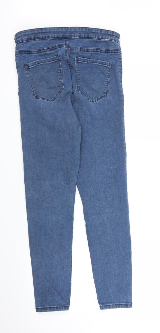 Primark Womens Blue Denim Skinny Jeans Size 4 L25 in