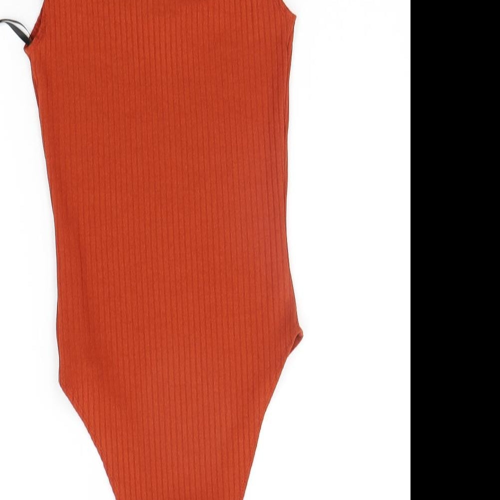 Primark Womens Orange Bodysuit One-Piece Size 6