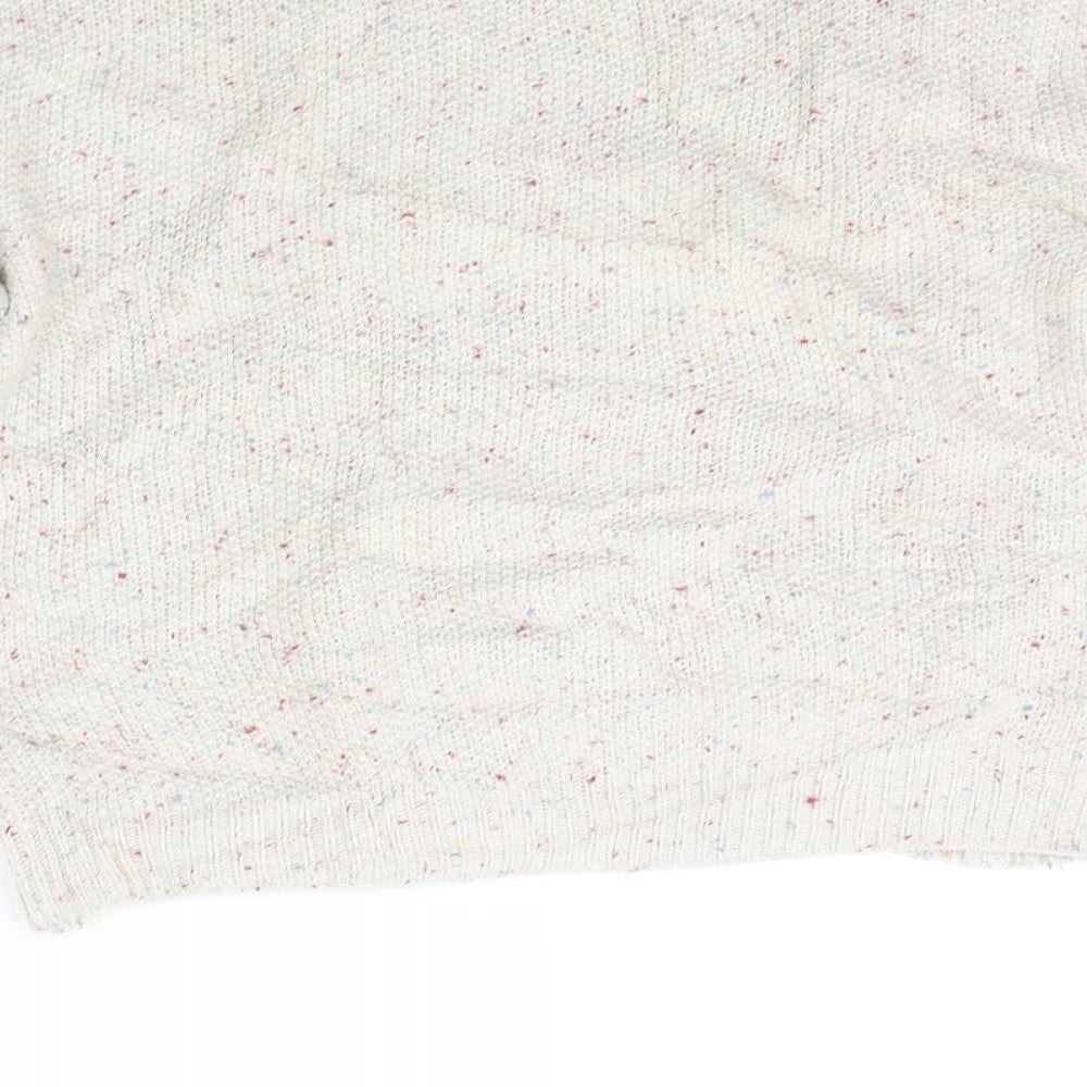 Womens UK Size S Cooperative Beige Pullover Jumper