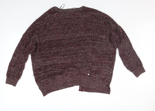 Womens UK Size 10 New Look Purple Cardigan Jumper