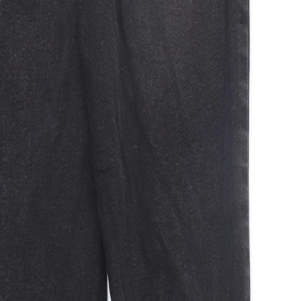 Denim & Co. Womens Black Straight Jeans Size 12 L25 in