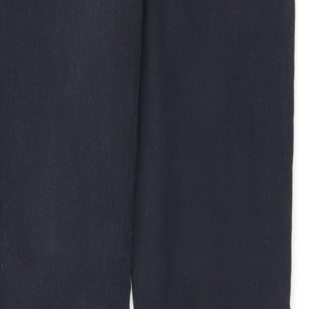 Brand and care label for Denim & Co. women’s black skinny jeans, size UK 8, 29-inch leg